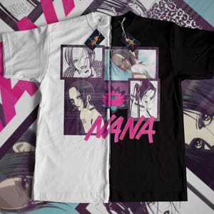 Nana Anime Merch, Anime t-shirt, Japanese style t-shirt, Japanese streetwear, Nana Anime Shirt, Nana Osaki Manga