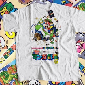 Super Mario Birthday Gift Shirt, Japanese style shirt, Super Mario Shirt, Cartoon Shirt, Hero Mario Shirt, Mario Gift