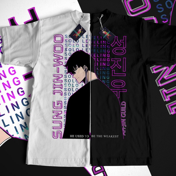 Sung Jinwoo shirt, Thomas Andre, Statue of God, Solo, Leveling, shirt, anime shirt, anime gift, Liu Zhigang, anime tshirt, Igris, Zanna