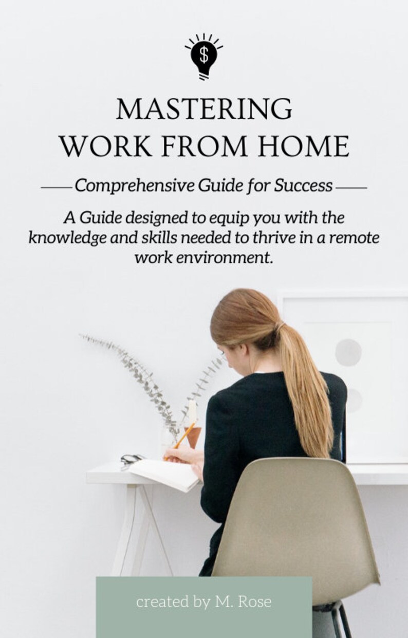 Mastering Work From Home- Comprehensive Guide for Success - Skills to ...
