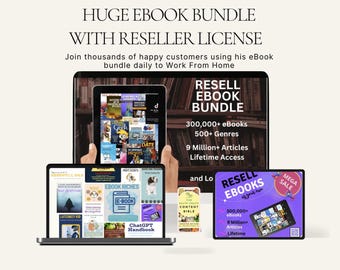 320,000+ eBooks & Videos Mega Bundle – Resell Rights (PDF Download)