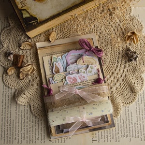 Confezione di carta mista / Forniture per diari spazzatura / Fustelle fatte a mano / Effimere timbrate a mano / Carte nuove e vecchie / Pacco di carta / Diario creativo