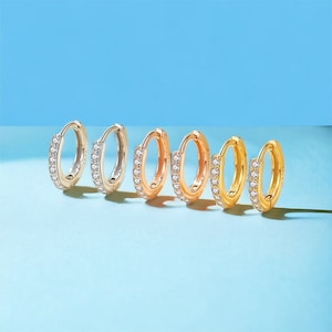 Huggie Hoop Earrings • Tiny Hoop Earrings • Dainty Earrings • Silver and Gold Color Earrings •
