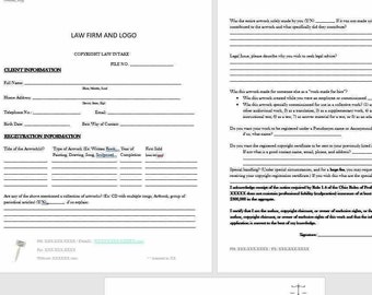 Client Intake Form: Copyright Law