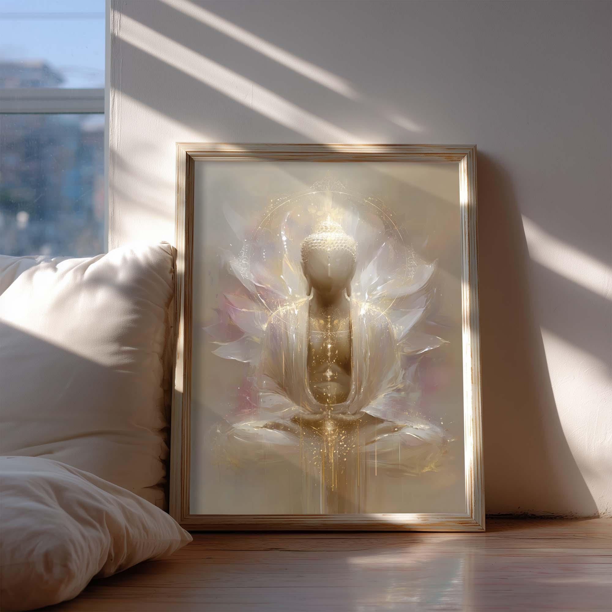 Spiritual Wall Art Set of 3 | Lotus Flower Buddha Tree of Life ...