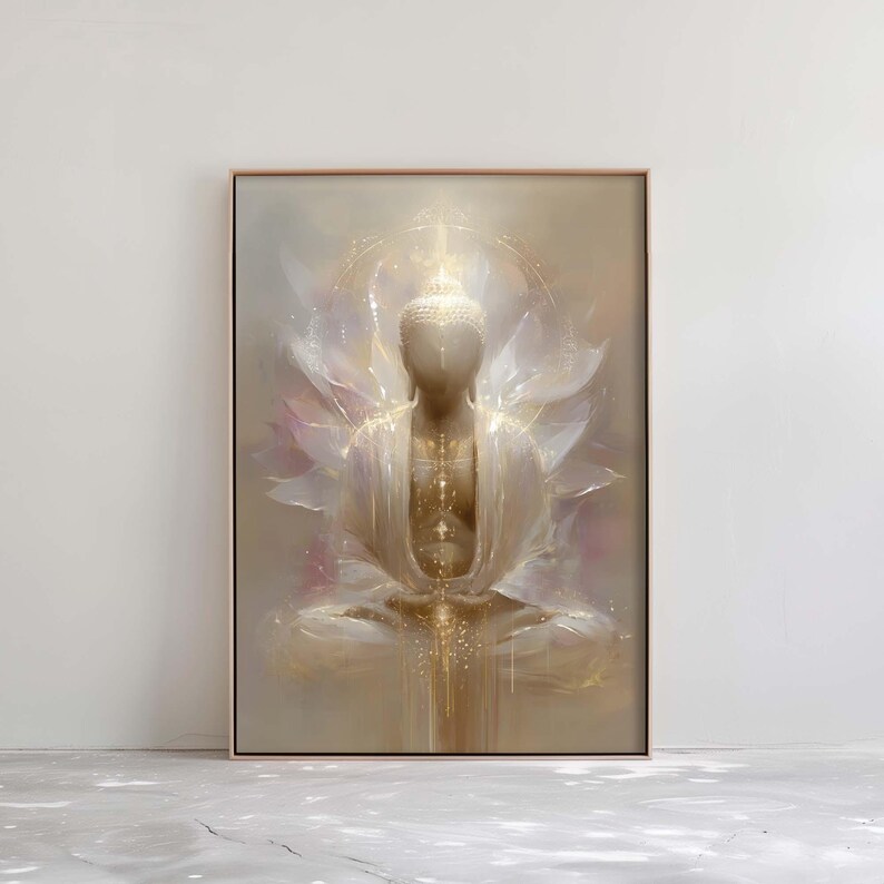 Spiritual Wall Art Set of 3 | Lotus Flower Buddha Tree of Life ...