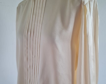 ESCADA zijden blouse crèmekleurig jaren 80