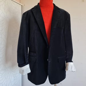 unisex Esprit fluwelen jasje blazer zwart