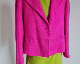 Vintage Blazer Seide 80er