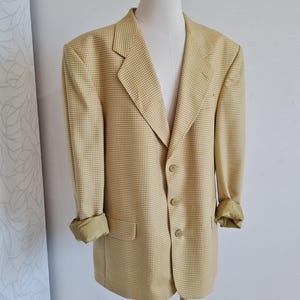 Vintage herenjas unisex wol maat 54