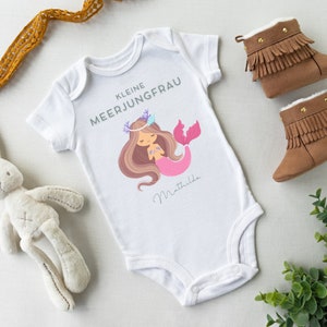 Baby body, pregnancy announcement, birth gift, baby body personalized, mermaid, birth gift, maritime, ocean