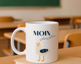 Gift for class teacher, farewell gift for teacher, nautical teacher mug, birthday gift for teacher, back-to-school gift for teacher, for teachers
