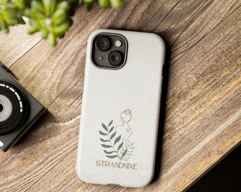 Nautiskt telefonskal, iPhoneskal, akvarellteckning, present, anpassningsbar, kustkärlek, hav, ocean, marin, sjöjungfru, kustbarn