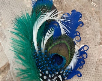 Feather Hairclip WIT 13