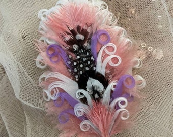 Feather Hairclip WIT 15