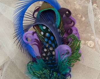 Feather Hairclip WIT 14