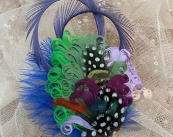 Feather Hairclip WIT 10