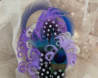 Feather Hairclip WIT 05