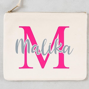 Patch termocollant prénom monogramme trousse - flocage personnalisé - Cadeau mariage - EVJF - fêtes des mères - Iron on patches