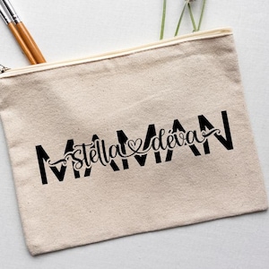 Toppa termoadesiva personalizzata – FAMIGLIA / MAMMA / NONNA – Toppa termoadesiva pronta all'uso – Regalo per la festa della mamma, regalo per la nonna – Regalo per lei