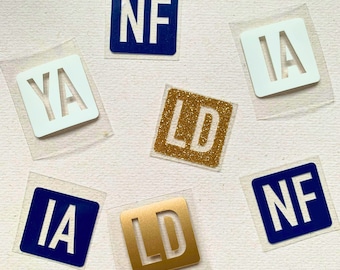 Initiale chiffre thermocollant flocage à chaud, sac, t-shirt – football, basketball, rugby