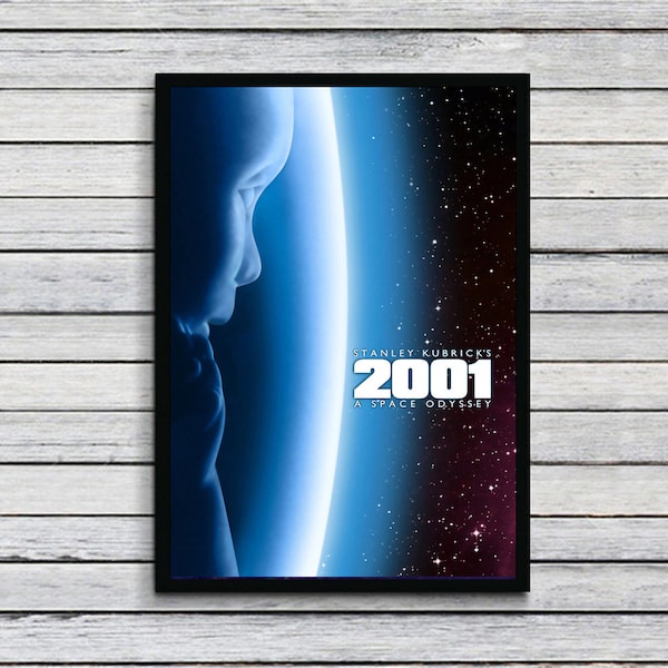 2001 A Space Odyssey (1968) Movie artwork poster Canvas Matte Silk A1 A2 A3 A4 A5 A6 11х17 18Х24 24Х36 Inches 2001 A Space Odyssey cover art