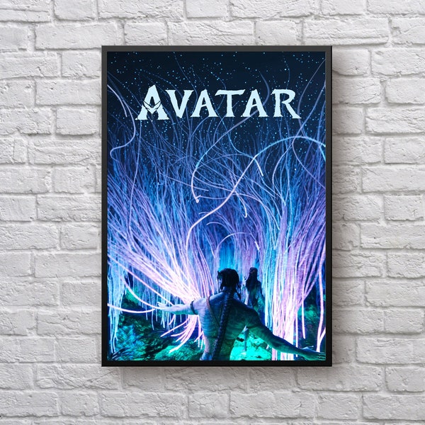 Avatar (2009) Movie Film Cover Wall Decoration Poster Avatar Print Wall Art A5 A4 A2 A1 Avatar gift poster Avatar artwork Avatar cult movie