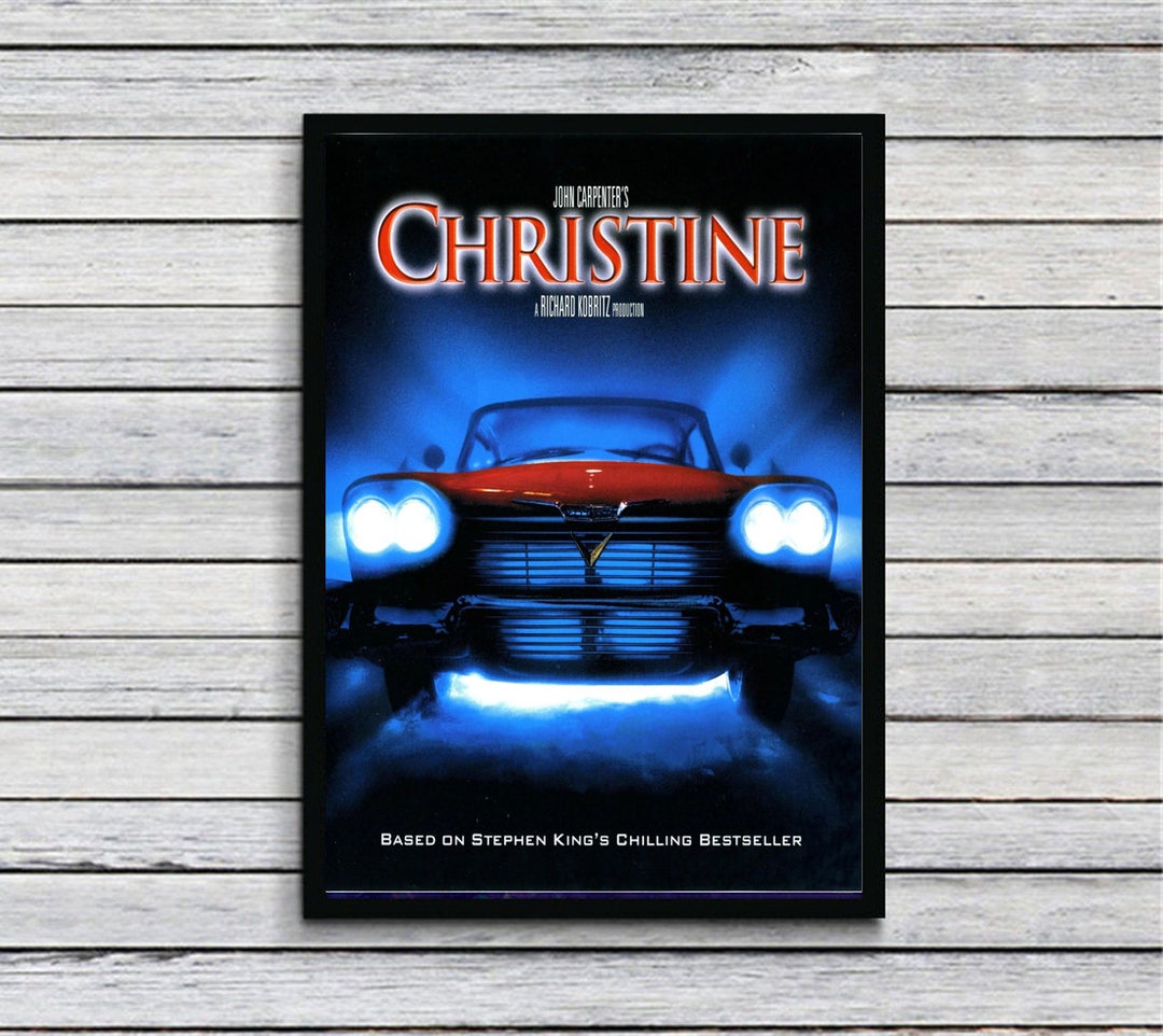 Christine 1983 Horror Movie Poster Stephen King Book Christine Movie ...