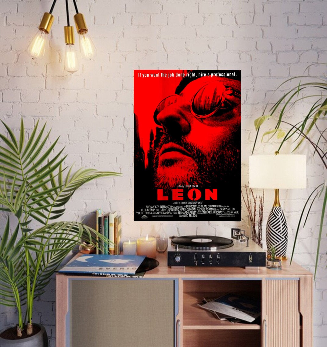 Léon the Professional 1994 Movie Cover Poster Léon the Professional ...