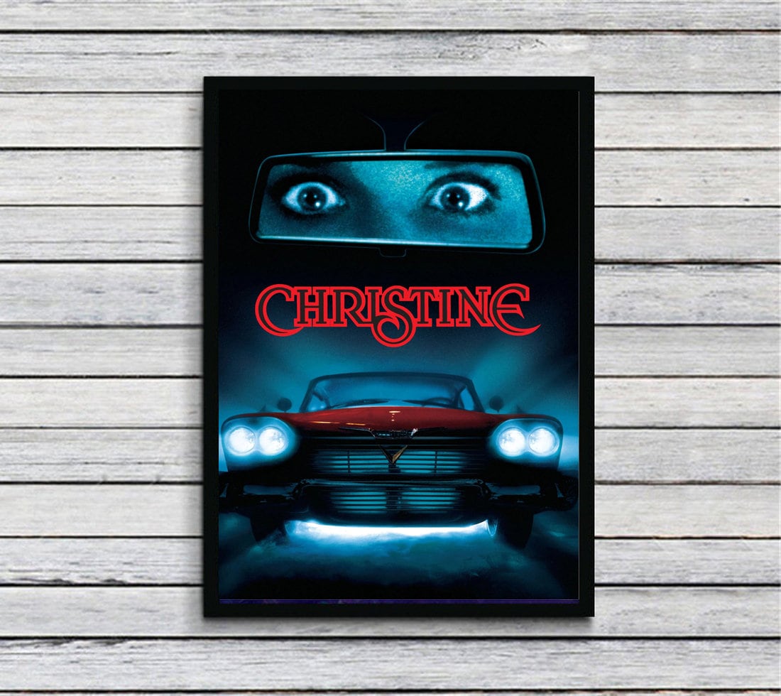 Christine 1983 Horror Movie Poster Stephen King Book Christine Movie ...