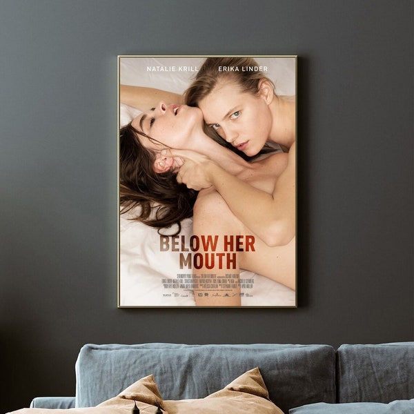 Unter ihr Mund (2016) Movie Poster Canvas Matte Silk A1 A2 A3 A4 A5 A6 11х17 18Х24 24Х36 Inches Down Her Mouth Film Poster Under Her Mouth