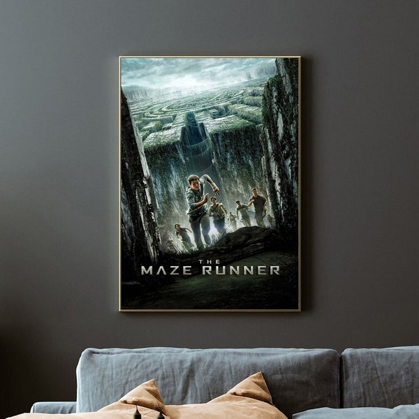 Le Labyrinthe (2014) Affiche de couverture du film Toile et soie mate A1 A2 A3 4 11х17 18Х24 24Х36 pouces Affiche du film The Maze Runner