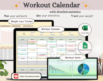 Planificador de ejercicios para quienes no van al gimnasio: Realice un seguimiento de sus actividades físicas en Hojas de cálculo de Google o Excel