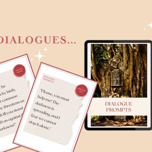 Fantasy writing prompts inspired by dialogues. Example : "The darkness isspreading and I fear we cannot stop it alone"