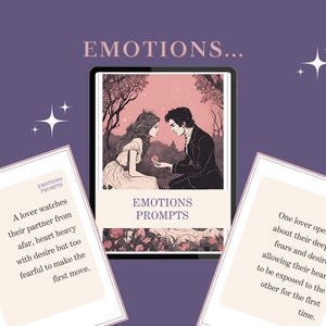 WRITING PROMPTS ROMANTASY, romantic story ideas, writing ideas, writing exercises for NaNoWriMo | Digital | Printable image 6