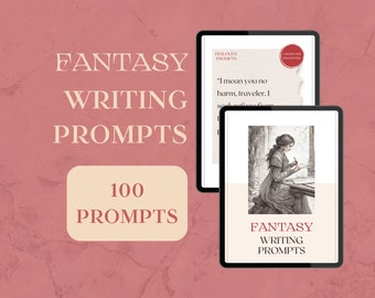 WRITING PROMPTS FANTASY, fantasy story ideas, writing ideas, writing exercises for NaNoWriMo | Digital | Printable