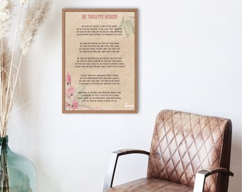 Be Thou My Vision | Printable Hymn Sheet Poster