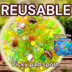 Reusable Picky Pad Fidget Toy Over 30 Uses, Durable Stress Relief and Stimming Aid, Eco-Friendly Dermatillomania Tool, Perfect Gift for Calm