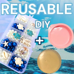 REUSABLE sea TURTLE DIY Picky Pad: Fidget Toy for Stress & Skin Picking Relief