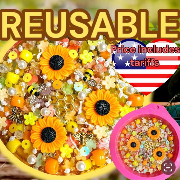 HERBRUIKBARE Honey Bee Autumn Picky Pad met handroller: stressverlichtend fidgetspeeltje