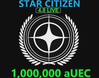 Star Citizen - 1,000,000 aUEC (alpha UEC) for 4.8 LIVE Express Delivery