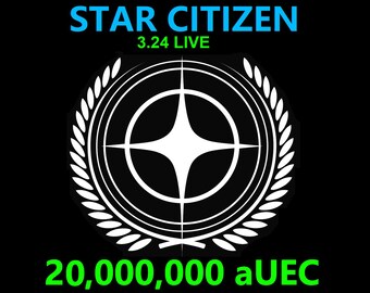 Star Citizen - 20,000,000 aUEC (alpha UEC) for 3.24 LIVE Express Delivery