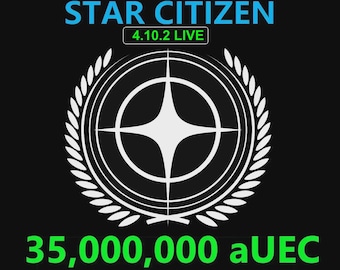Star Citizen - 35,000,000 aUEC (alpha UEC) for 4.10.2 LIVE Express Delivery