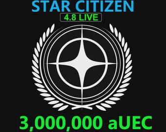 Star Citizen - 3,000,000 aUEC (alpha UEC) for 4.8 LIVE Express Delivery