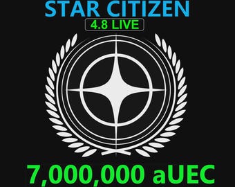 Star Citizen - 7,000,000 aUEC (alpha UEC) for 4.8 LIVE Express Delivery