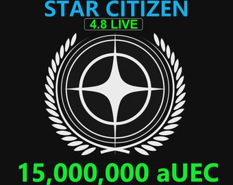 Star Citizen - 15,000,000 aUEC (alpha UEC) for 4.8 LIVE Express Delivery