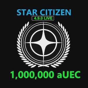Star Citizen - 1,000,000 aUEC (alpha UEC) for 4.9.0 LIVE Express Delivery