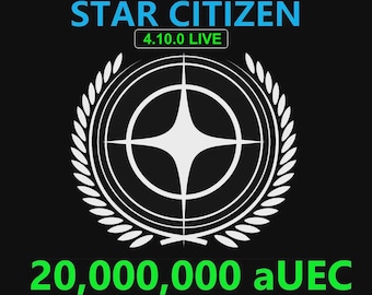 Star Citizen - 20,000,000 aUEC (alpha UEC) for 4.10.0 LIVE Express Delivery