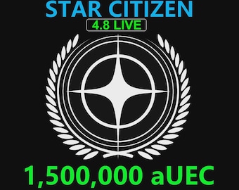 Star Citizen - 1,500,000 aUEC (alpha UEC) for 4.8 LIVE Express Delivery