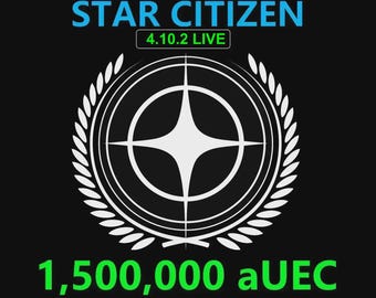 Star Citizen - 1,500,000 aUEC (alpha UEC) for 4.10.2 LIVE Express Delivery